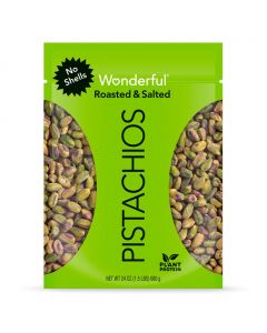 Wonderful Toasted Shelled Pistachios with Salt 680 g / 24 oz
