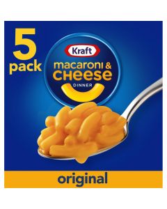 Kraft Macaroni and Cheese 5 Units / 206 g / 7.2 oz