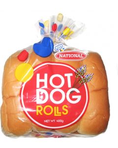 National Hot Dog Rolls 400 g