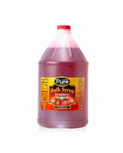 Pure Foods Syrup Strawberry 3.78 L / 1 gal