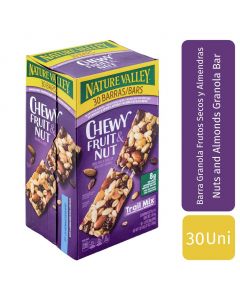 Nature Valley Fruit &amp; Nut Trail Mix Bars 30 Units / 35 g / 1.2 oz