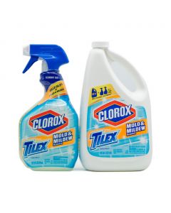 Clorox Tilex Mold and Mildew Remover Disinfectant Spray 1.89 L + 946 mL / 64 oz + 32 oz