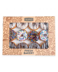 Selection Freshly Made Assorted Doughnuts 12 Units