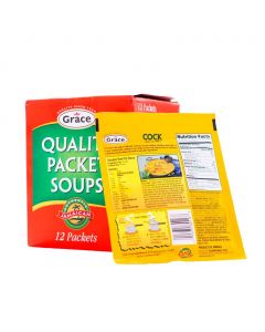 Grace Chicken Flavored Soup Mix with Spices 12 Units / 50 g / 1.7 oz