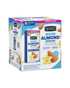 Selection Unsweetened Vanilla Almond Beverage 6 Units / 946 mL / 32 oz