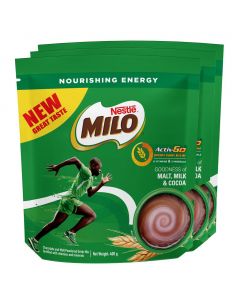 Milo Chocolate Flavored Energy and Nutritional Drink 3 Units / 400 g
