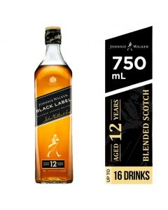 Johnnie Walker Black Label Whisky 750 mL / 25.3 oz