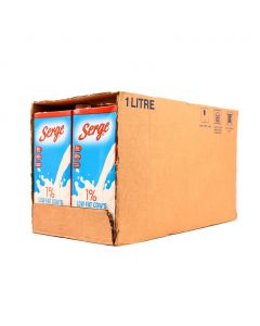Serge Low Fat Cow&#039;s Milk 12 Units / 1 L / 34 oz