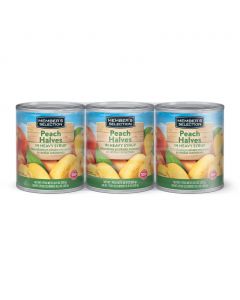 Selection Peach Halves 3 Units / 820 g / 28.9 oz