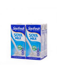 Soyfresh Natural Soya Milk 4 Units / 1 L
