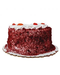 Selection Red Velvet Cake with Vanilla Icing Freshly Baked 6 to 8 Slices