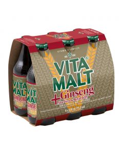 Vitamalt Plus Malted Beverage 6 Units / 325 mL / 11 oz
