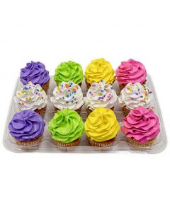 ˈs Selection Freshly Baked Vanilla Chocolate Cupcakes 12 Units