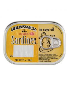 Brunswick Sardines in Soybean Oil 5 Units / 106 g / 3.75 oz