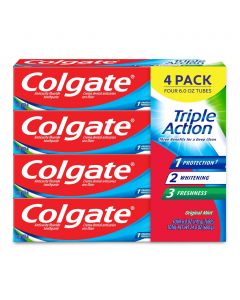 Colgate Triple Action Toothpaste with Anticaries Formula 4 Units / 189 g