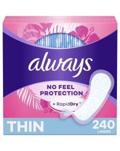 Always Thin Pantiliner 240 Units