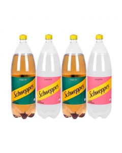 Schweppes Assorted Sodas 4 Units / 2 L