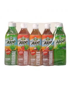Pure Plus Aloe Vera Water 10 Units / 500 mL / 17 oz