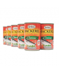 Grace Mackerel in Tomato Sauce 10 Units / 155 g / 5.5 oz