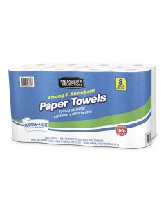 Selection Strong and Absorbent Paper Towels 8 Units / 200 Sheets
