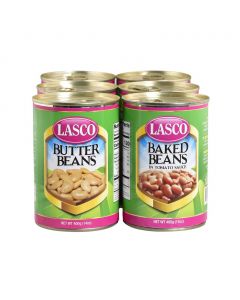 Lasco Canned Beans Assorted 6 Units / 400 g / 14 oz