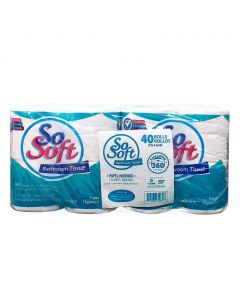 So Soft Double Sheet Toilet Tissue 40 Units