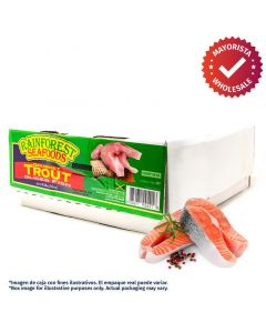 Rainforest Frozen Gourmet Trout Sliced Bag 4.5 kg / 10 lb