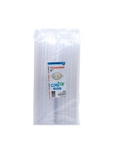 Covebay Disposable Clamshell Container 125 Units / 15.24 cm / 6&quot;
