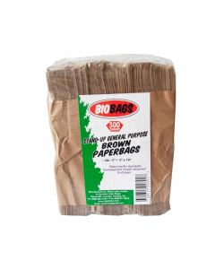 Biobags #4 Biodegradable Kraft Paper Bags 300 Units