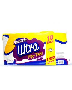 Snuggle Paper Towels 10 Units / 192 Sheets