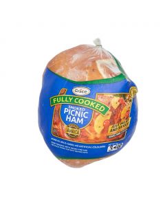 Grace Kennedy Smoked Picnic Ham 3.2 kg - 3.8 kg / 7 lb - 7.9 lb