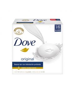 Dove Bath Soap Bar with Moisturizing Cream 16 Units / 106 g / 3.75 oz
