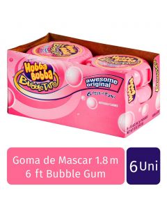 Hubba Bubba Bubble Gum Tape Original 6 Units / 1.8 m / 6 ft