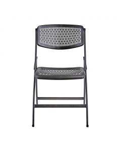 Genesis Folding Chair Black  48 cm x 56 cm x 82 cm / 18&quot; x 22&quot; x 32&quot;
