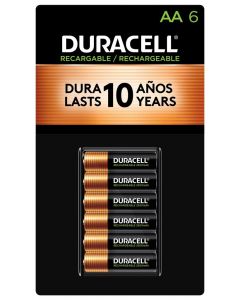 Duracell AA Batteries Rechargeable 6 Units