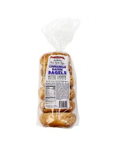 Bagelmania Cinnamon and Raisin Sliced Bagels 6 units