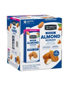 Selection Unsweetened Original Flavor Almond Beverage 6 Units /  946 mL / 32 oz