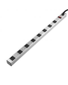 ProHT 8-Outlet Aluminum Power Strip Power Cord 91.44 cm / 3&#039;