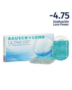 Bausch and Lomb -4.75 Ultra Contacts Lens Monthly