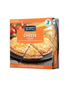 Selection Cheese Pizza Artisan Dough + Delicious Cheeses 3 Units / 595 g / 1.3 lb