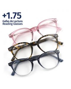 Foster Grant +1.75 Clansy Lola Reading Glasses 3 Units