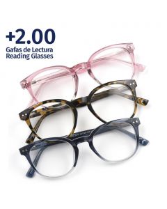 Foster Grant +2.0 Clansy Lola Reading Glasses 3 Units