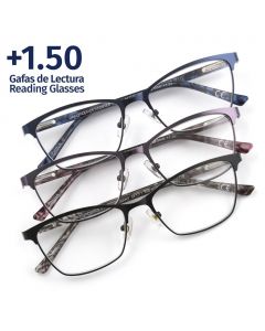 Foster Grant +1.50 Reading Glasses Addie Kiersey 3 Units