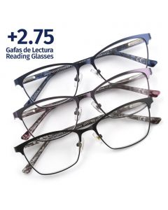 Foster Grant +2.75 Reading Glasses Addie Kiersey 3 Units