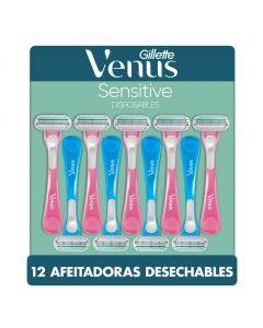 Gillette Venus Sensitive Women&#039;s Razor for Sensitive Skin 12 Units
