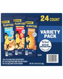 Planters Nuts Variety Pack 24 Units