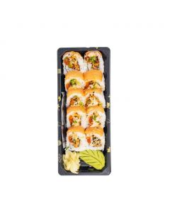 Rainforest Spicy Salmon Roll Sushi 10 Units
