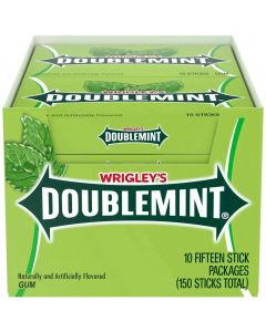 Wrigley&#039;s Doublemint Refreshing Gum 10 Units / 37.5 g / 1.32 oz