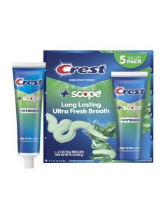 Crest Whitening Toothpaste Scope Outlast 5 Units / 178 g / 6.3 oz