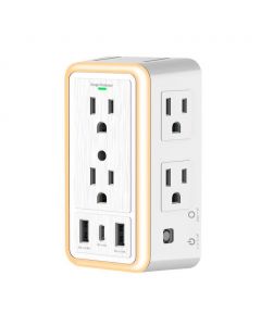ProHT 6-Outlet Multiple Plug USB and Night Light